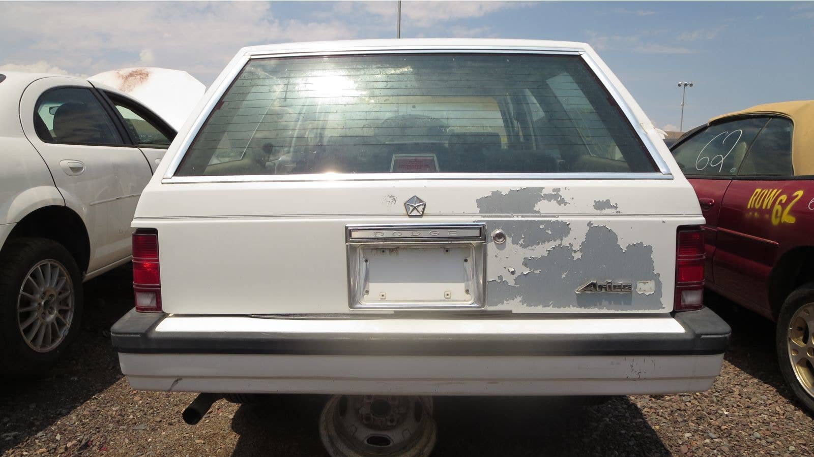 Junked 1988 Dodge Aries wagon