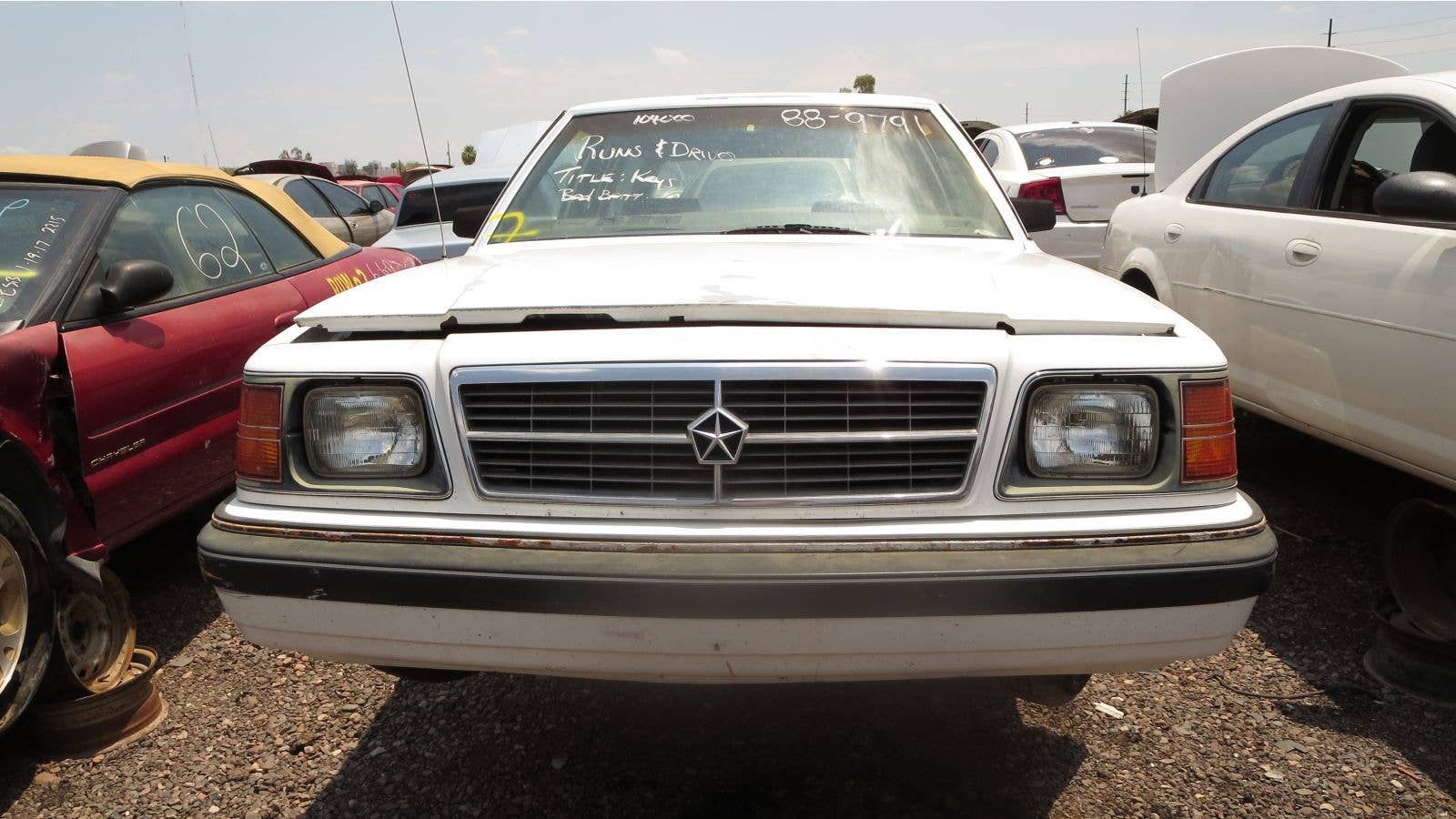 Junked 1988 Dodge Aries wagon