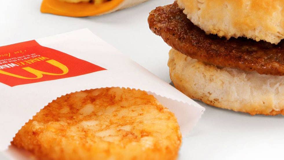 Man accused of distracted driving claims he was holding a hash brown, not a cellphone.