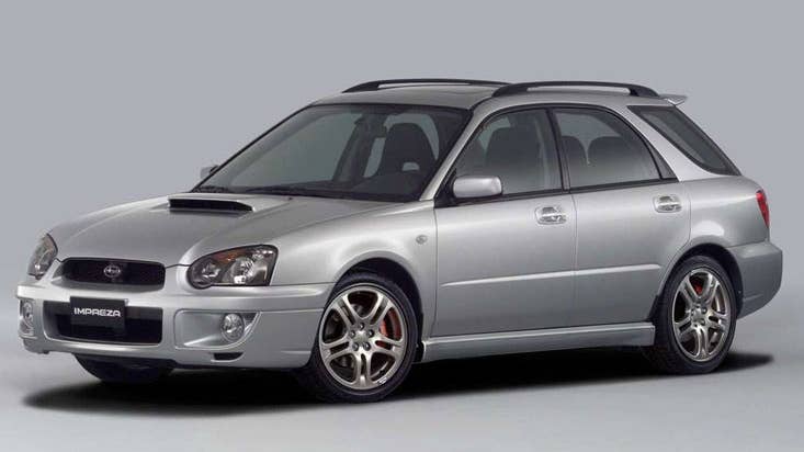 Yep, this was worse: the Blobeye. Though less shocking than the 2001 Impreza, the 2004 was boring and almost Korean (for the time) in its anonymity. "Sure, this'll do" is what this car said.