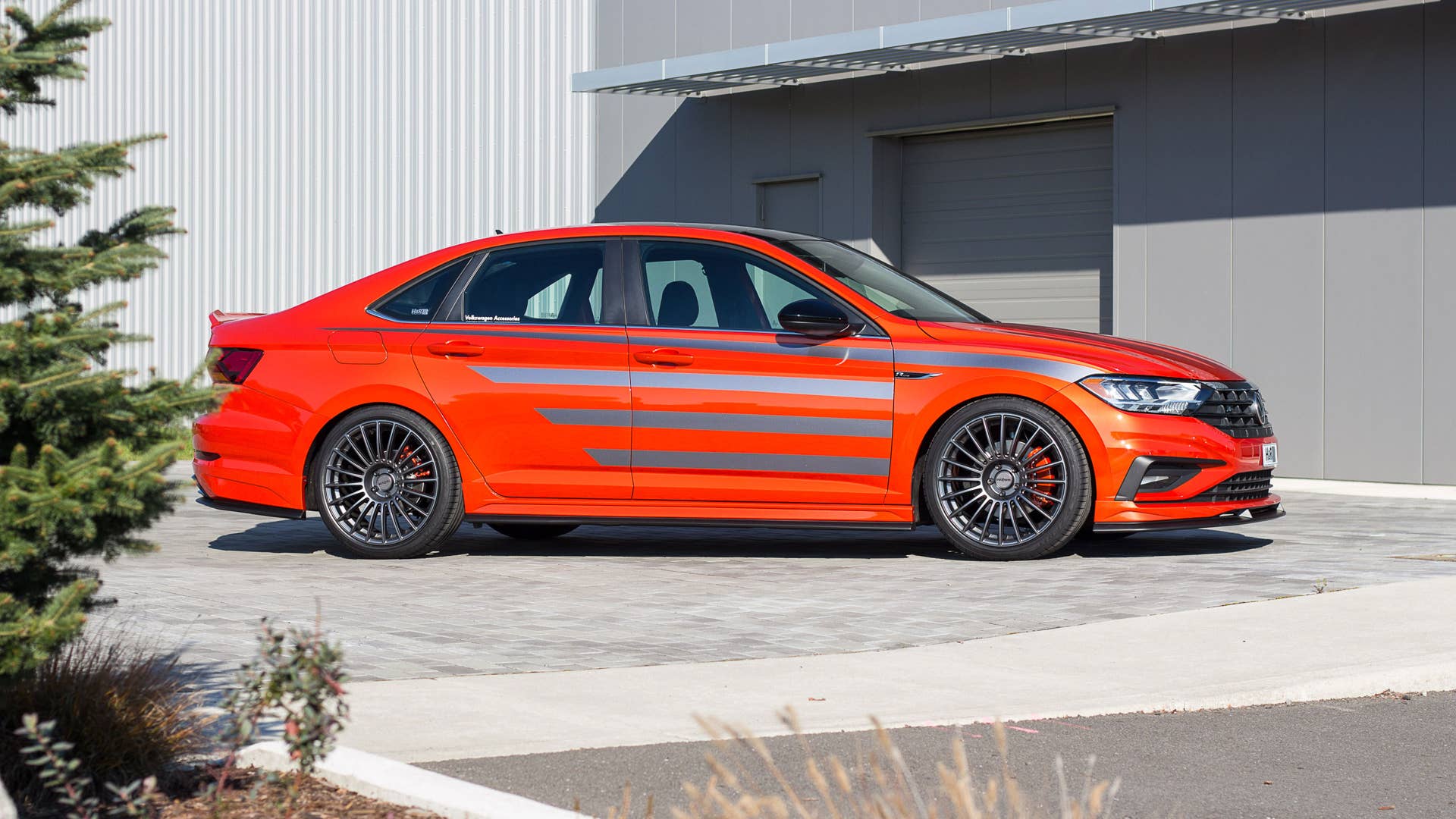 VW brought out numerous custom Jettas for 2018 SEMA.