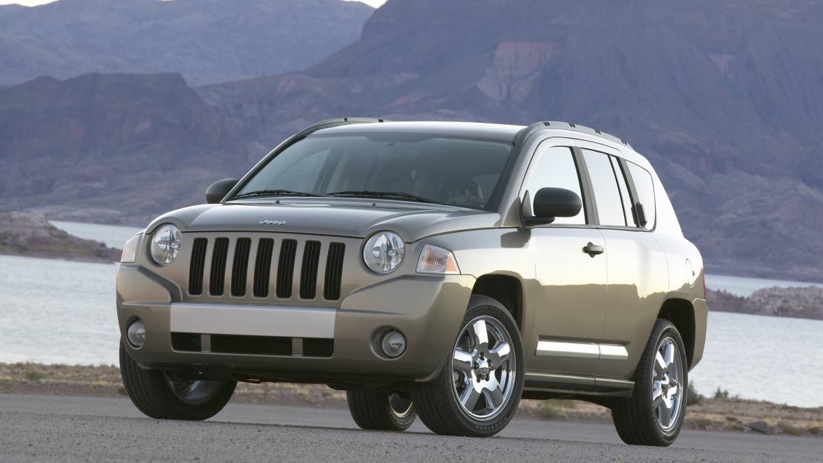 Once again proving that rule about Dodge Caliber-related vehicles (see Sebring) ... The Jeep Compass and Jeep Patriot were basically the same vehicle, but in focus groups, women overwhelmingly gravitated to the Compass design whereas men preferred the Patriot. The solution: Sell both! Not womankind's finest hour.
