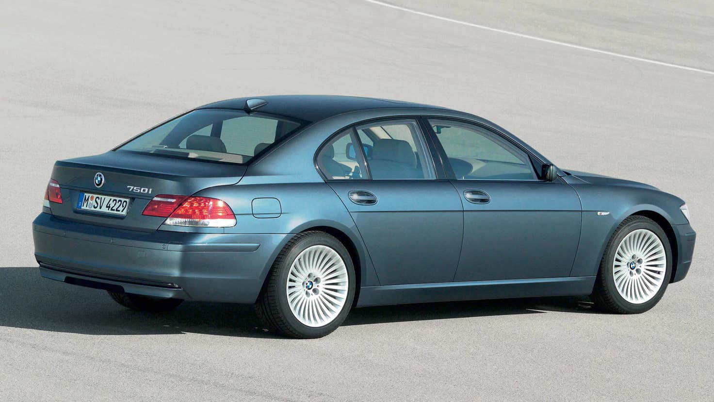 The 7 Series kept its controversial styling for four years, but for 2006, things were toned down and made a little more traditional. The front in particular was improved, while the odd horizontal reflector strip on the tail was canned and more BMW-like L-shaped taillights added. What remained, however, was that Bangle Butt. Like much of Mr. Bangle's work, it would influence designers throughout the car industry.