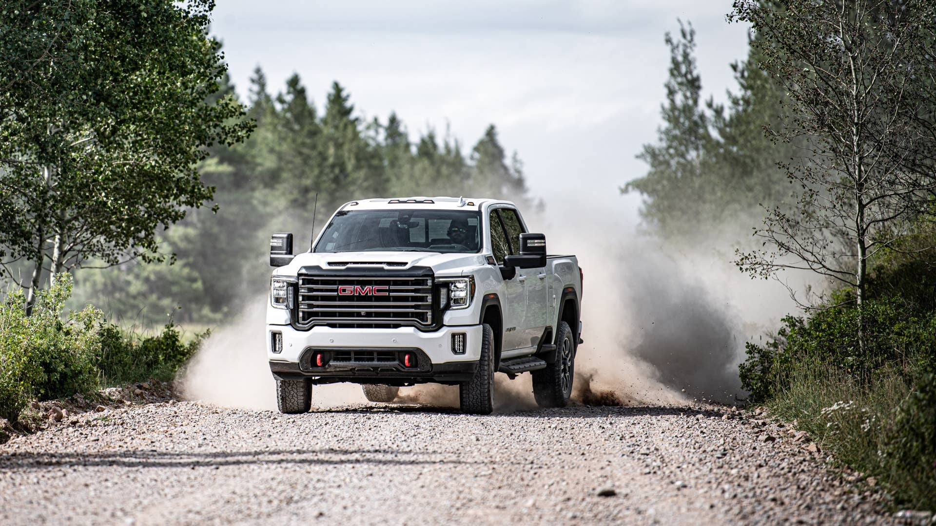 2020 GMC Sierra HD AT4 driving off road