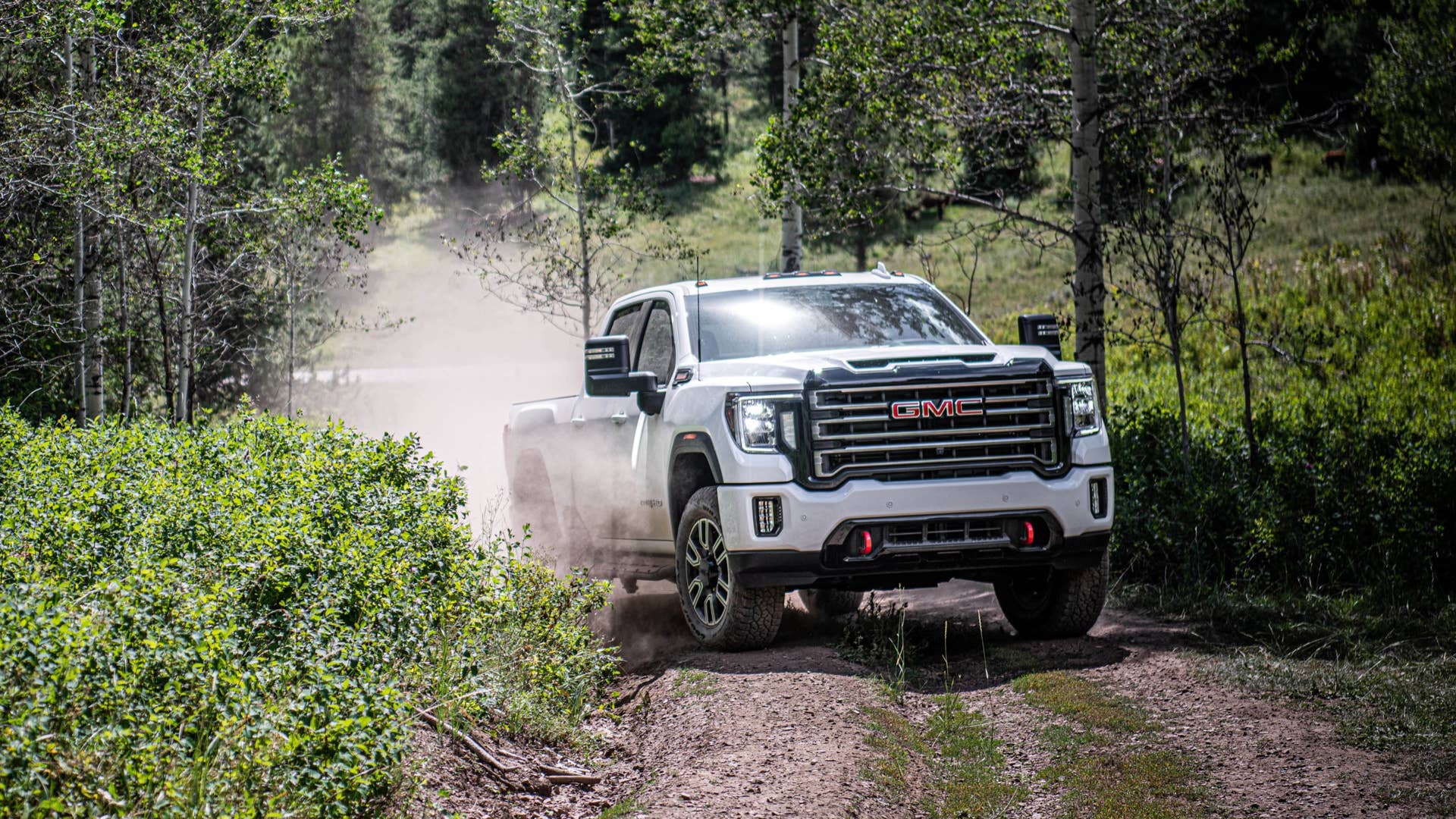 2020 GMC Sierra HD AT4 off-road driving