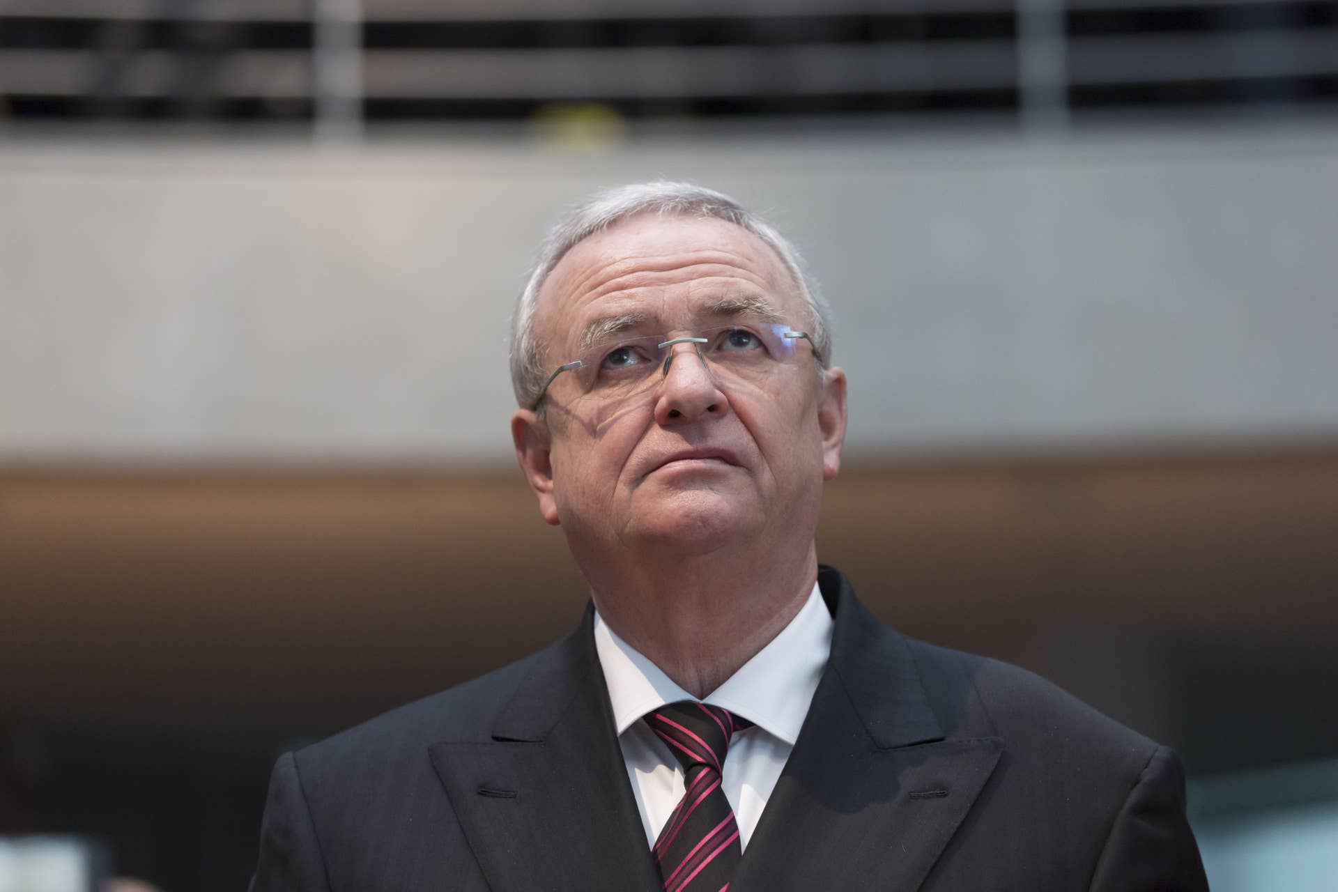 Martin Winterkorn, the former chief executive officer of Volkswagen AG, arrives to testify to a parliamentary committee in the Bundestag in Berlin, Germany, on Thursday, Jan. 19, 2017. Winterkorn apologized for breaching the trust of millions of customers while defending his tenure, saying that the carmaker was always focused on quality and that he maintained an open-door policy. Photographer: Rolf Schulten/Bloomberg via Getty Images