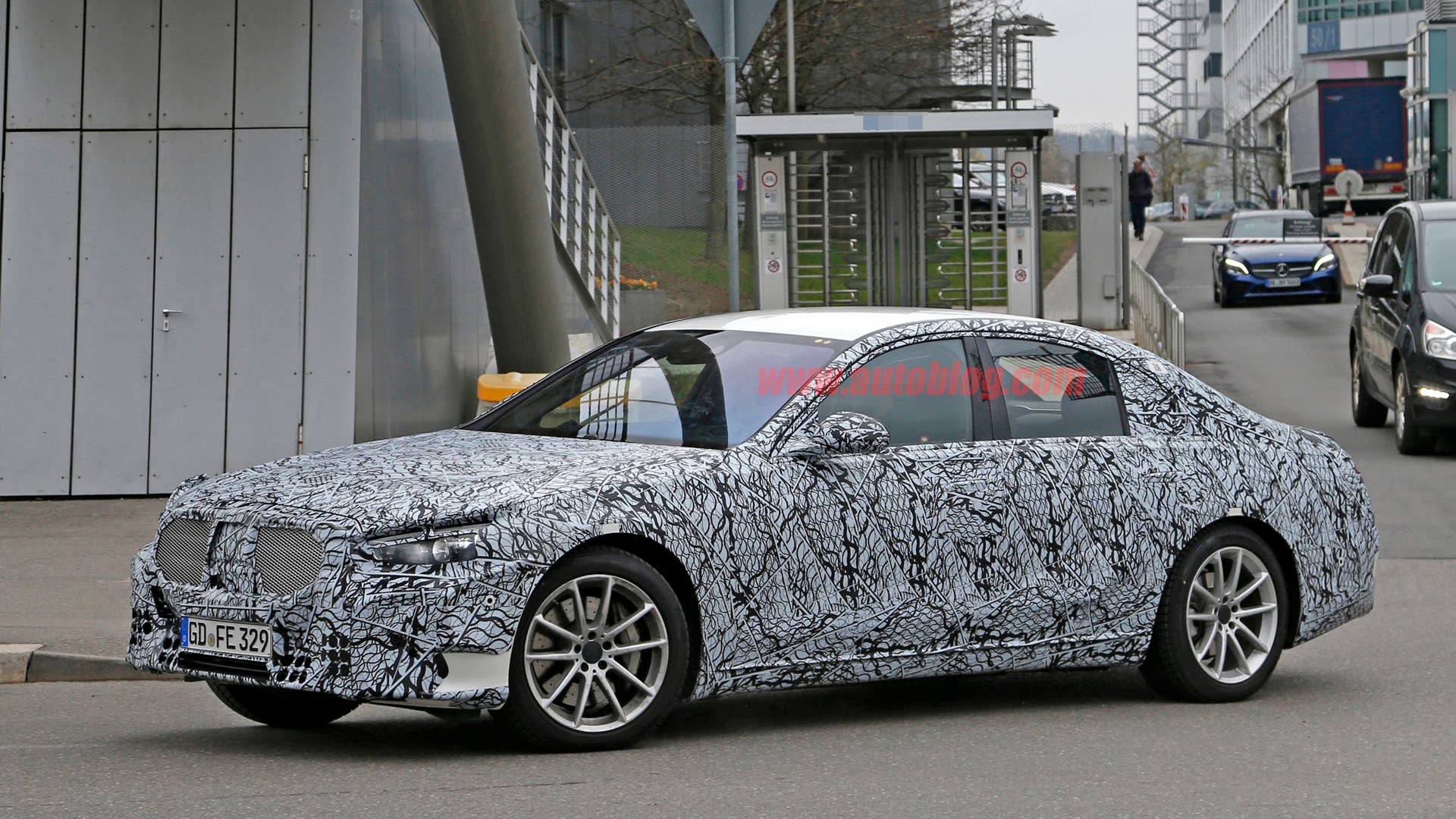 Next S-Class spied