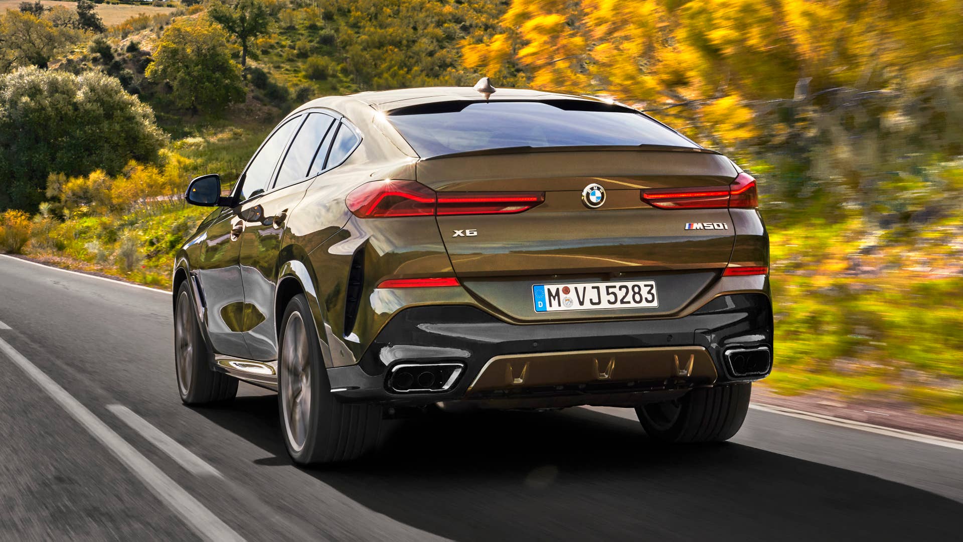 2020 BMW X6 M50i in bronze