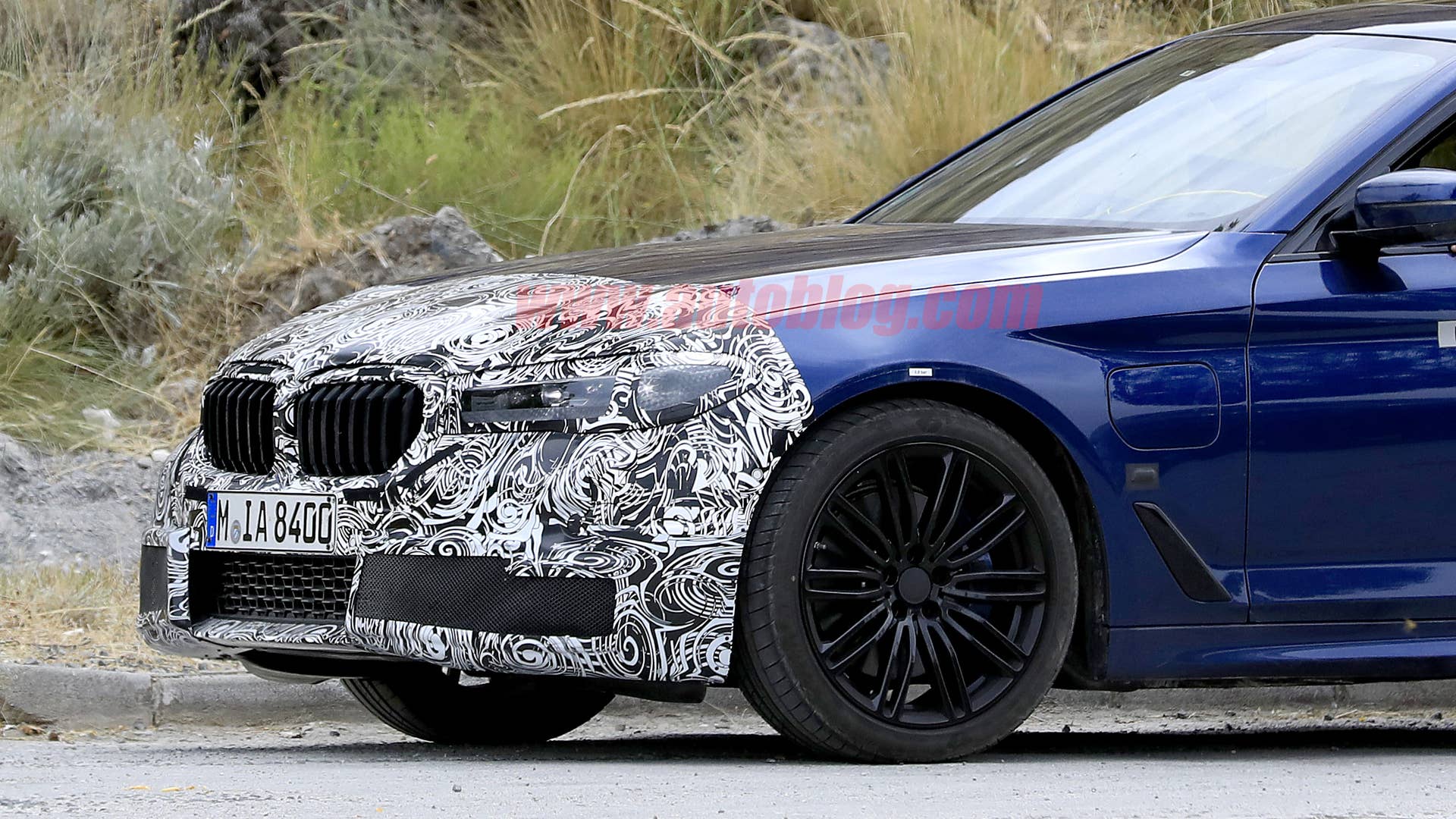 BMW 5 Series in camouflage