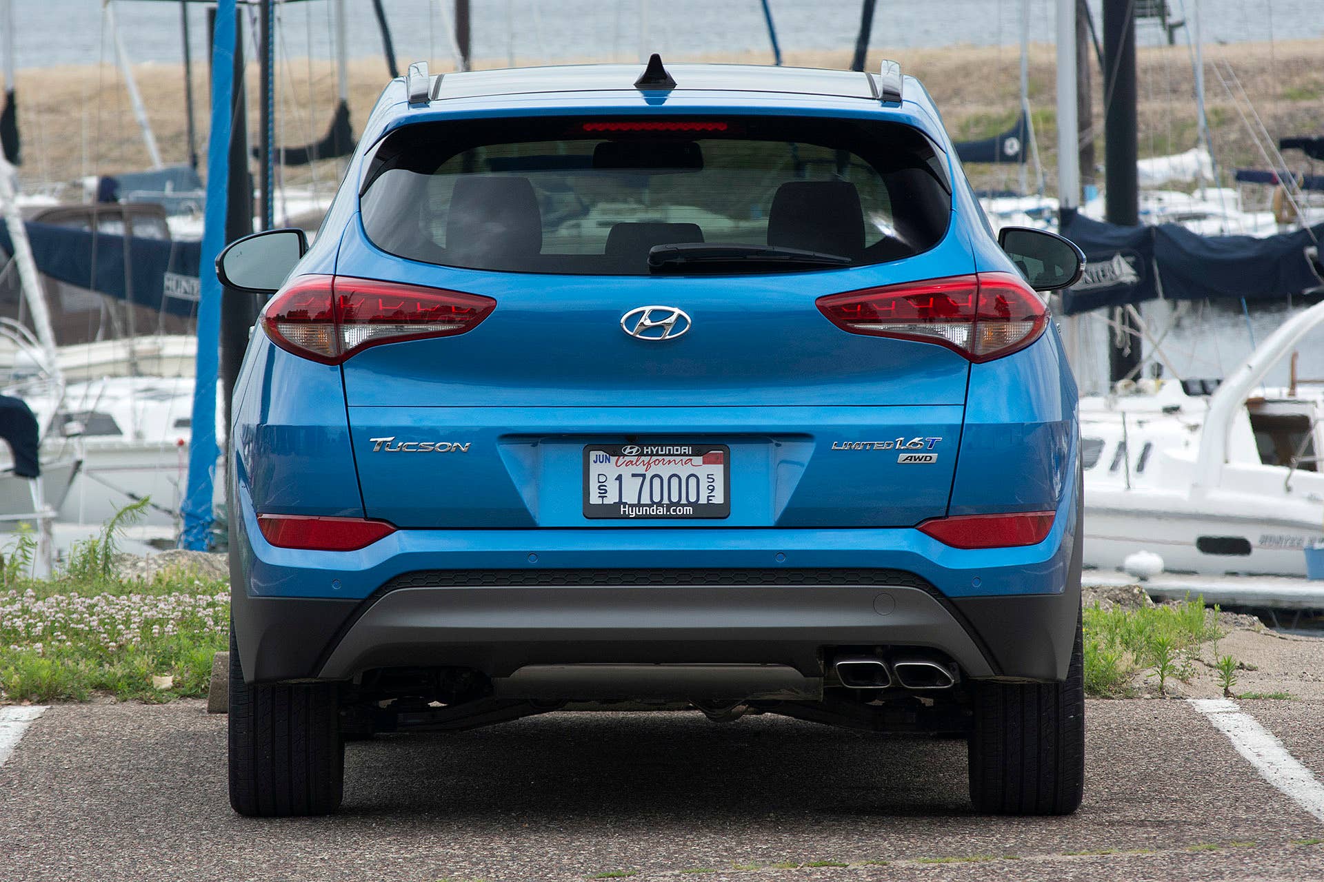 2016 Hyundai Tucson rear view