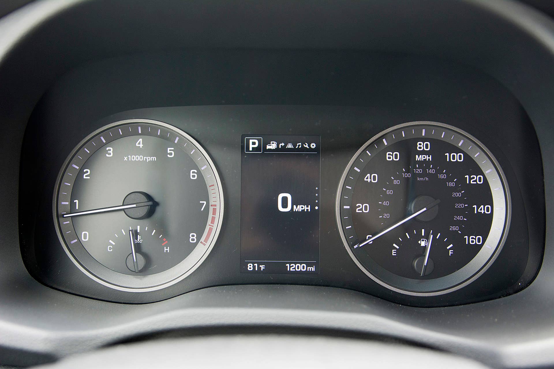 2016 Hyundai Tucson gauges