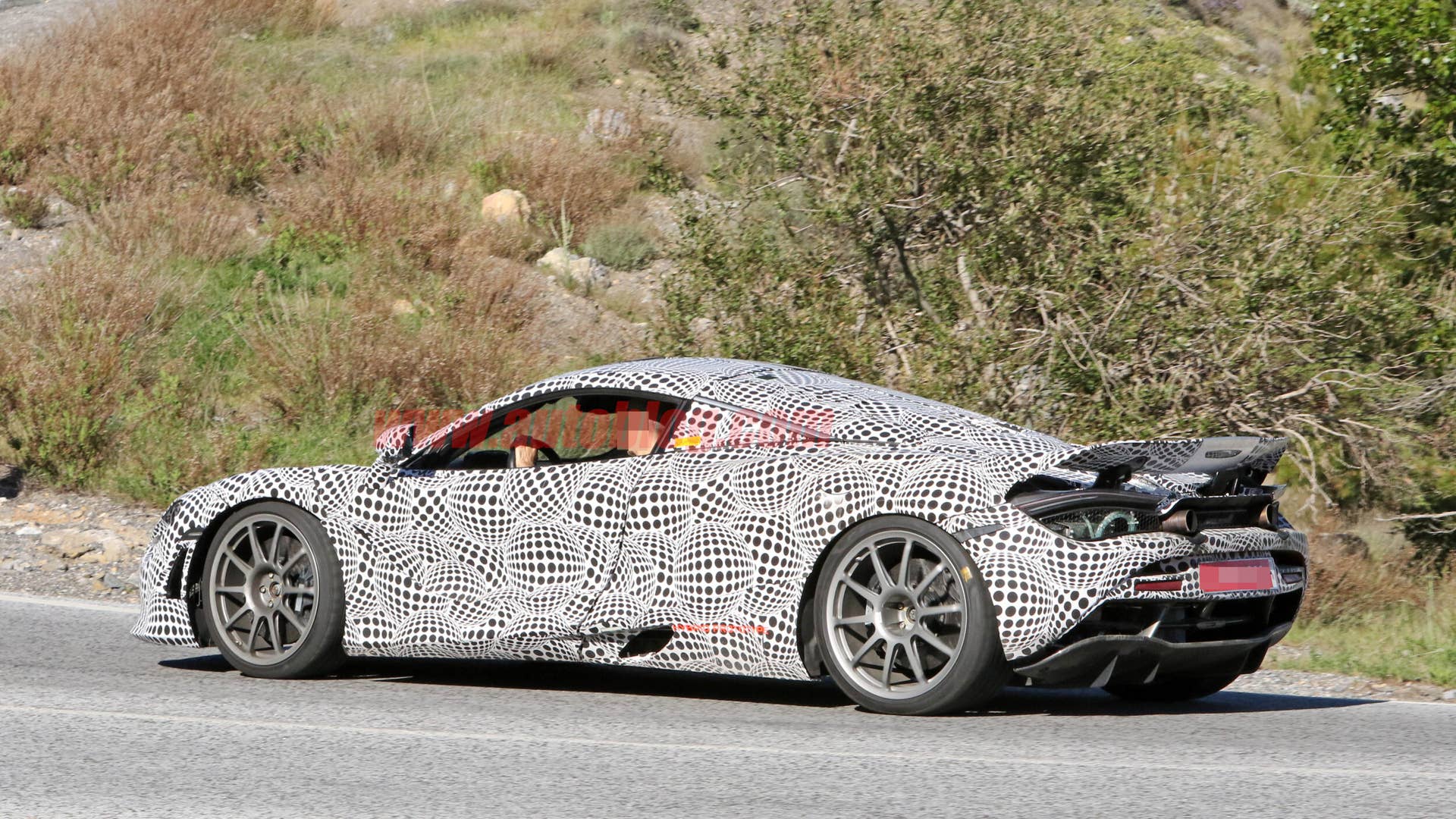 McLaren 720S hybrid test mule
