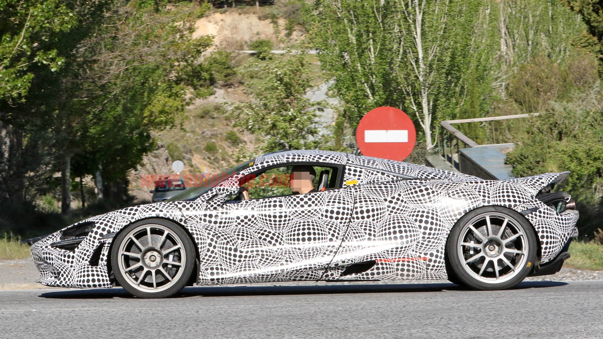 McLaren 720S hybrid test mule