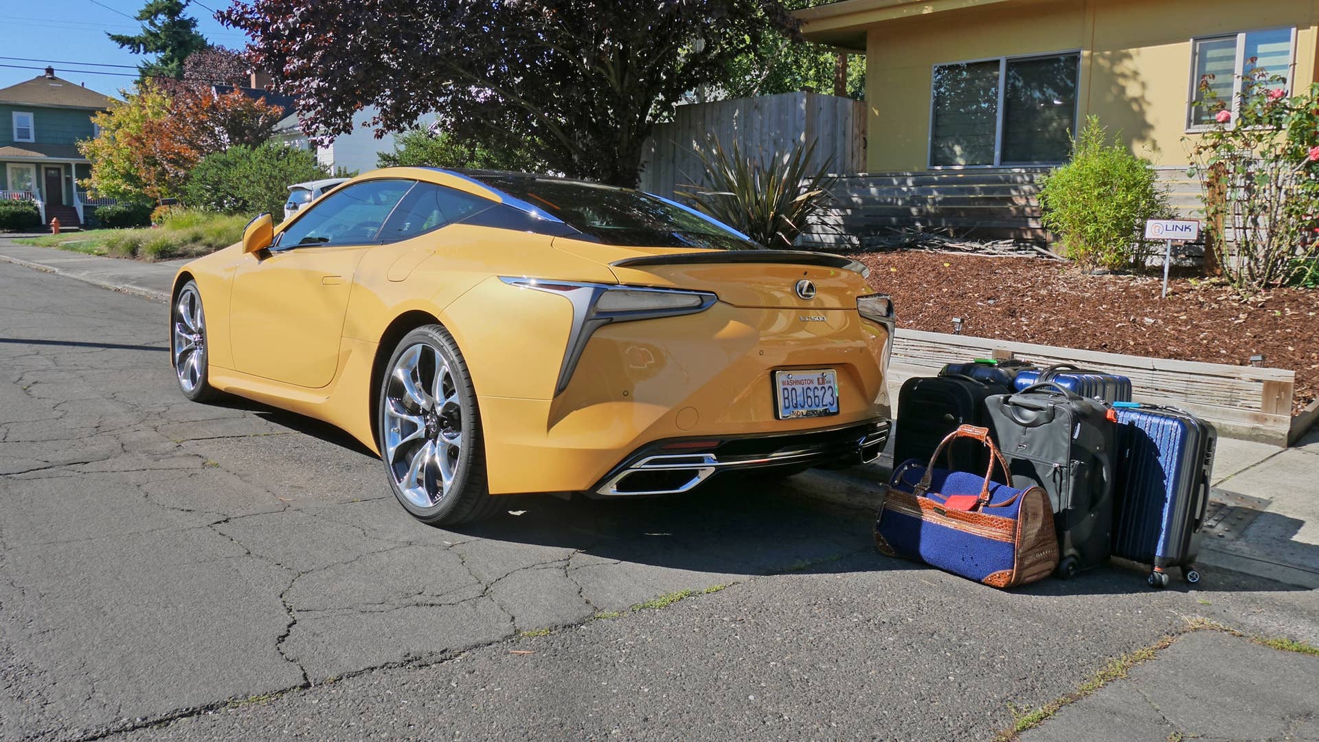 2020 Lexus LC 500 Luggage Test | Hey, why not? - Autoblog