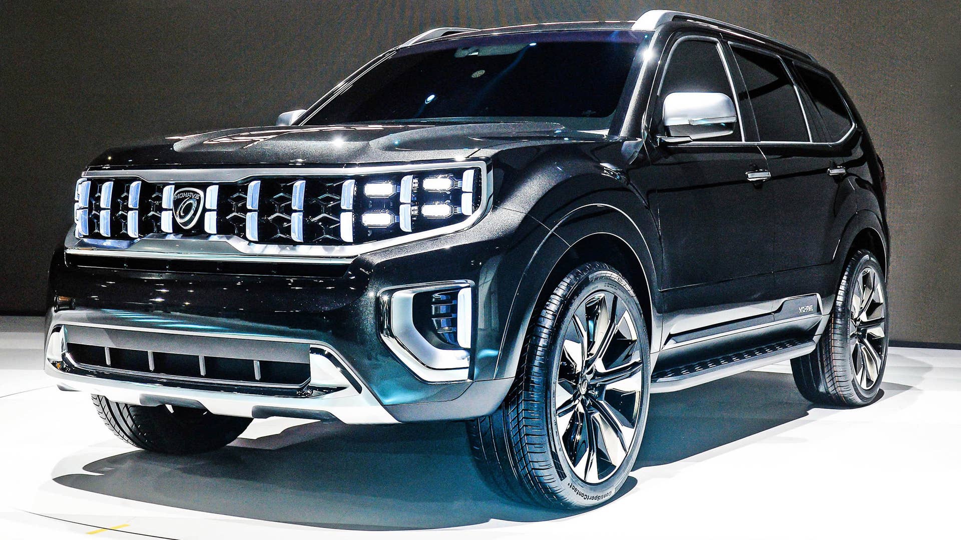 Kia debuted a concept previewing the next-generation Mohave at the Seoul Motor Show.