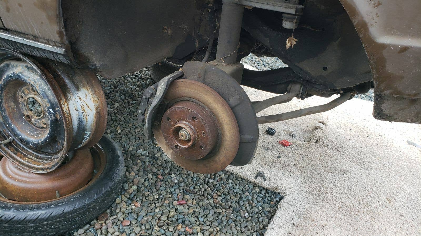 Junked 1973 Audi Fox