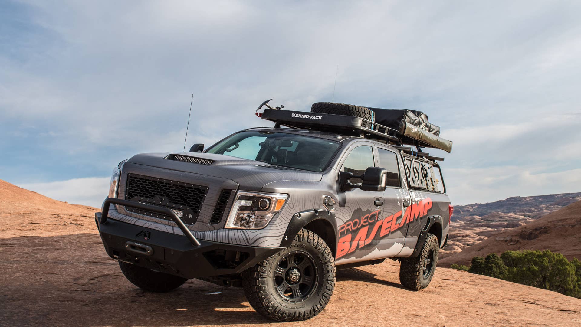 Nissan Titan XD PRO-4X Project Basecamp side