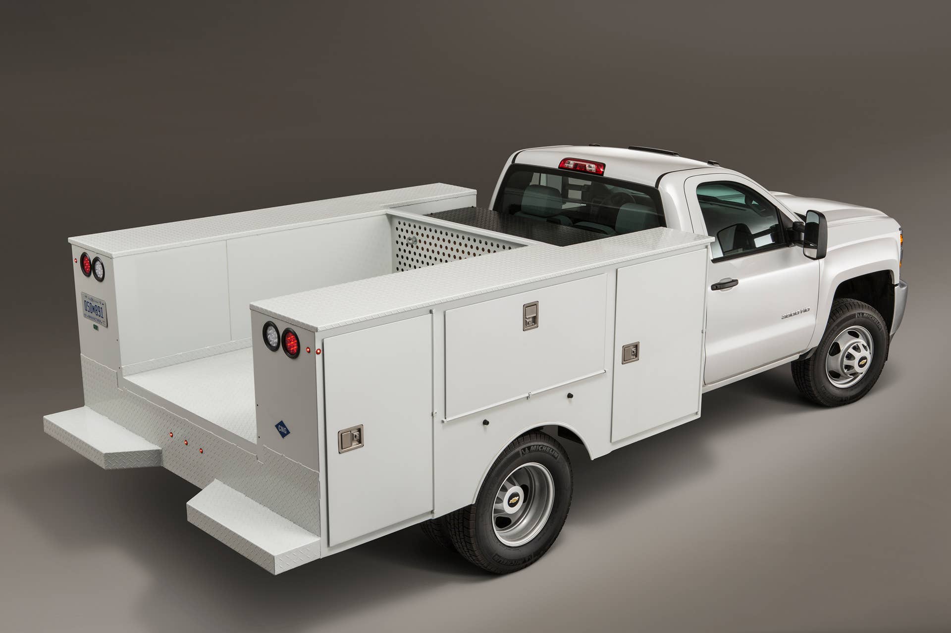 2016 Chevy Silverado 3500HD CNG rear 3/4