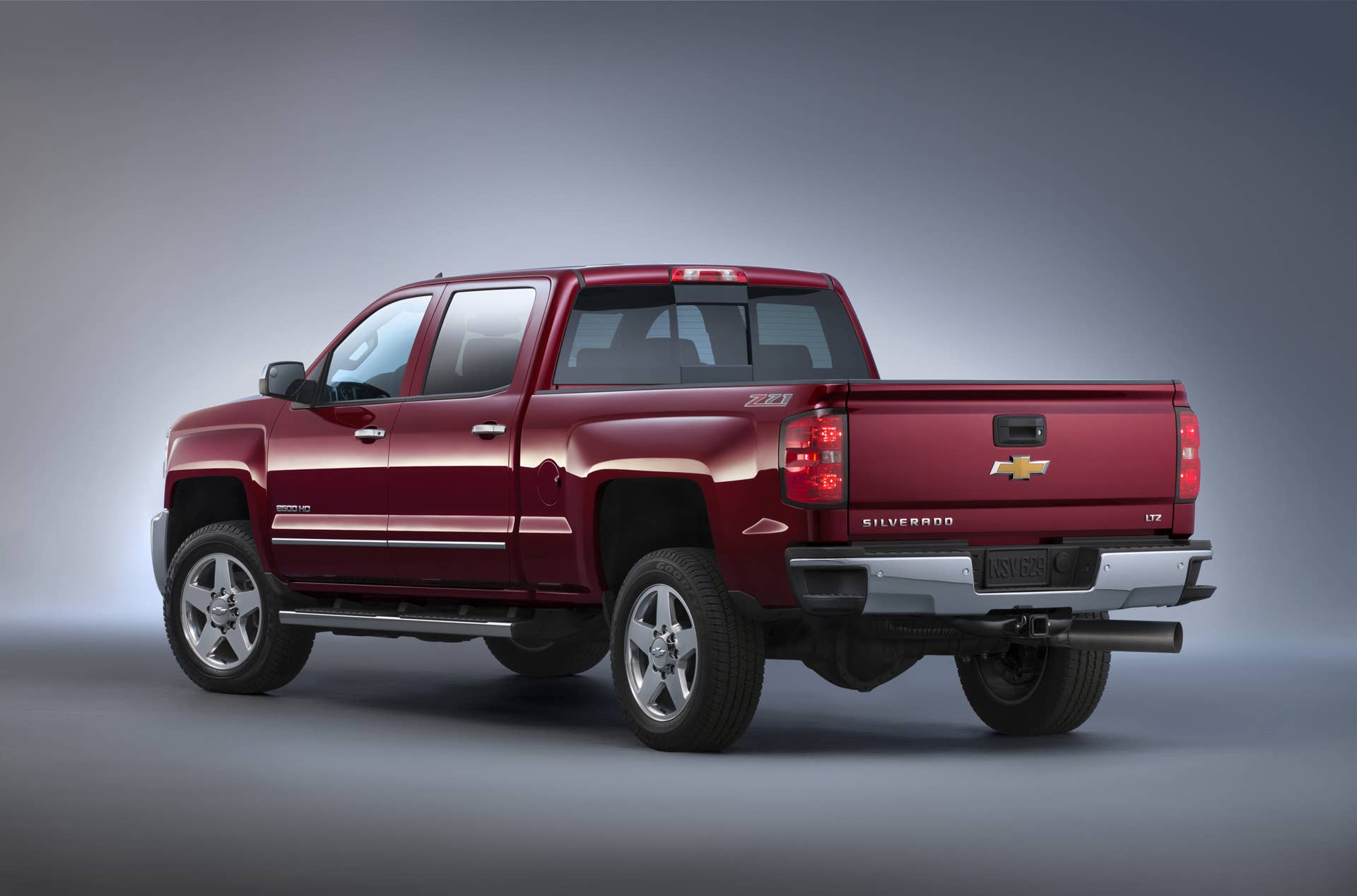 2015 Chevrolet Silverado 2500 HD LTZ rear 3/4 studio