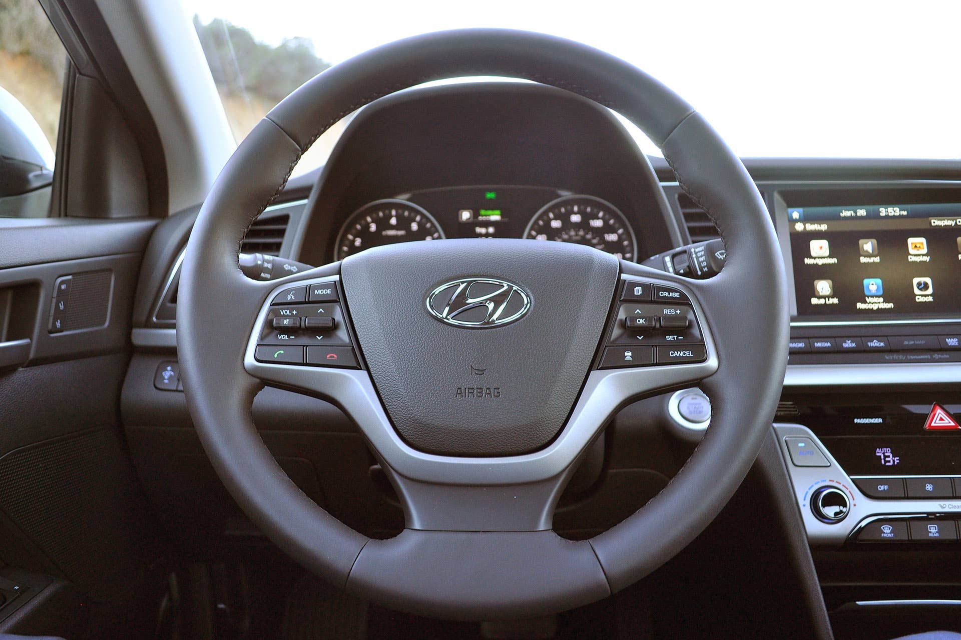 2017 Hyundai Elantra steering wheel