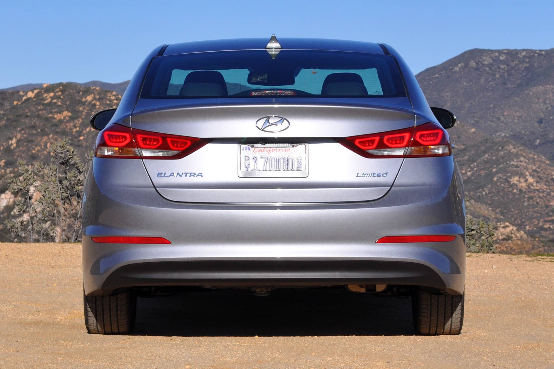 2017 Hyundai Elantra rear view