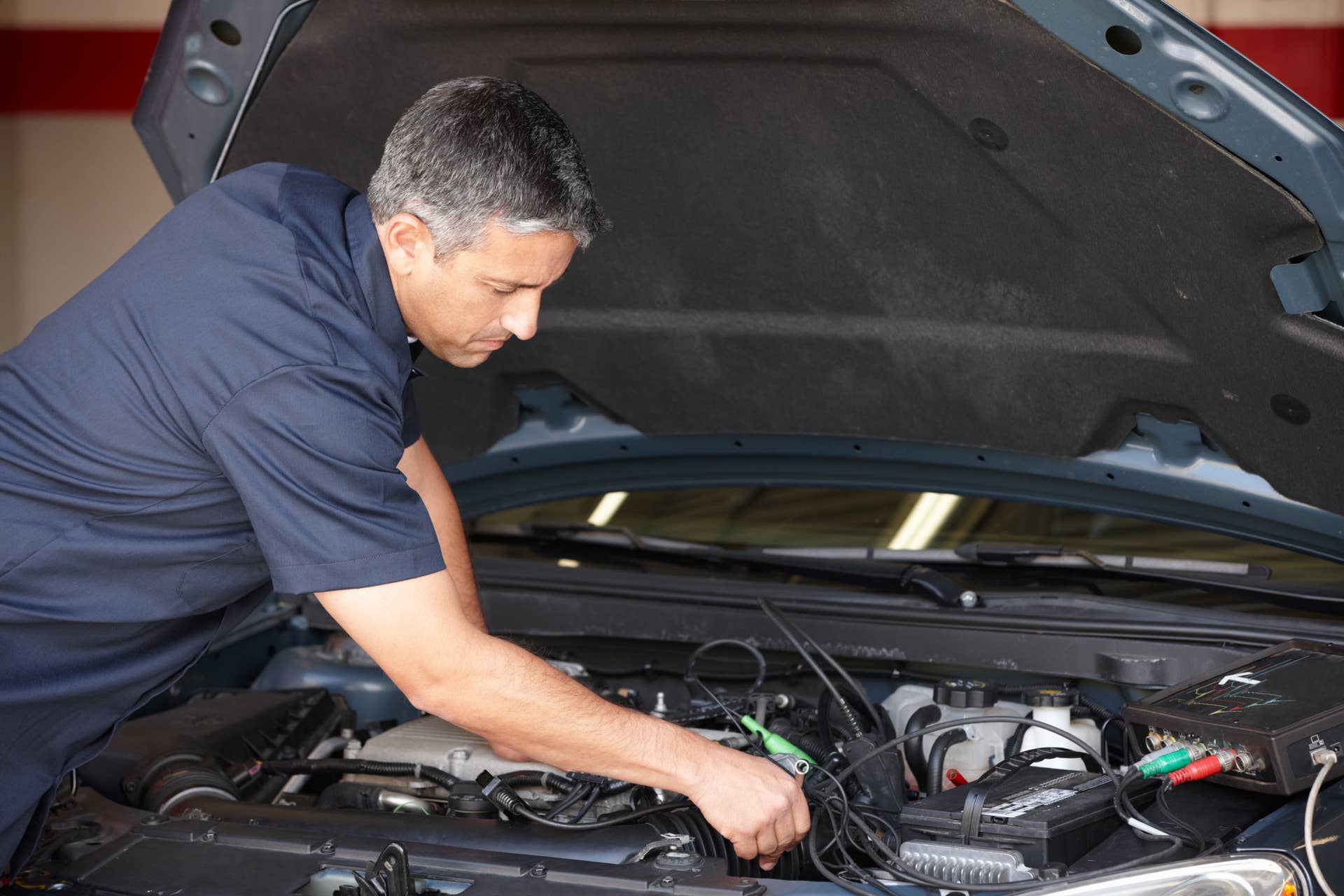 Mechanic at work