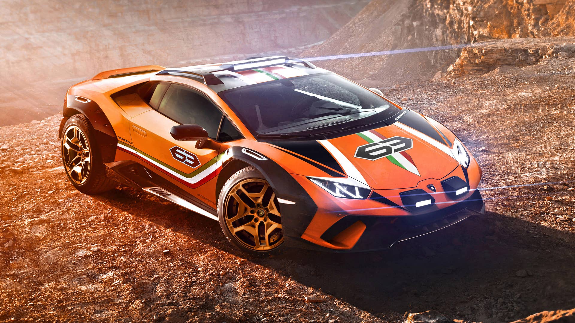 Lamborghini Huracan Sterrato rally car concept