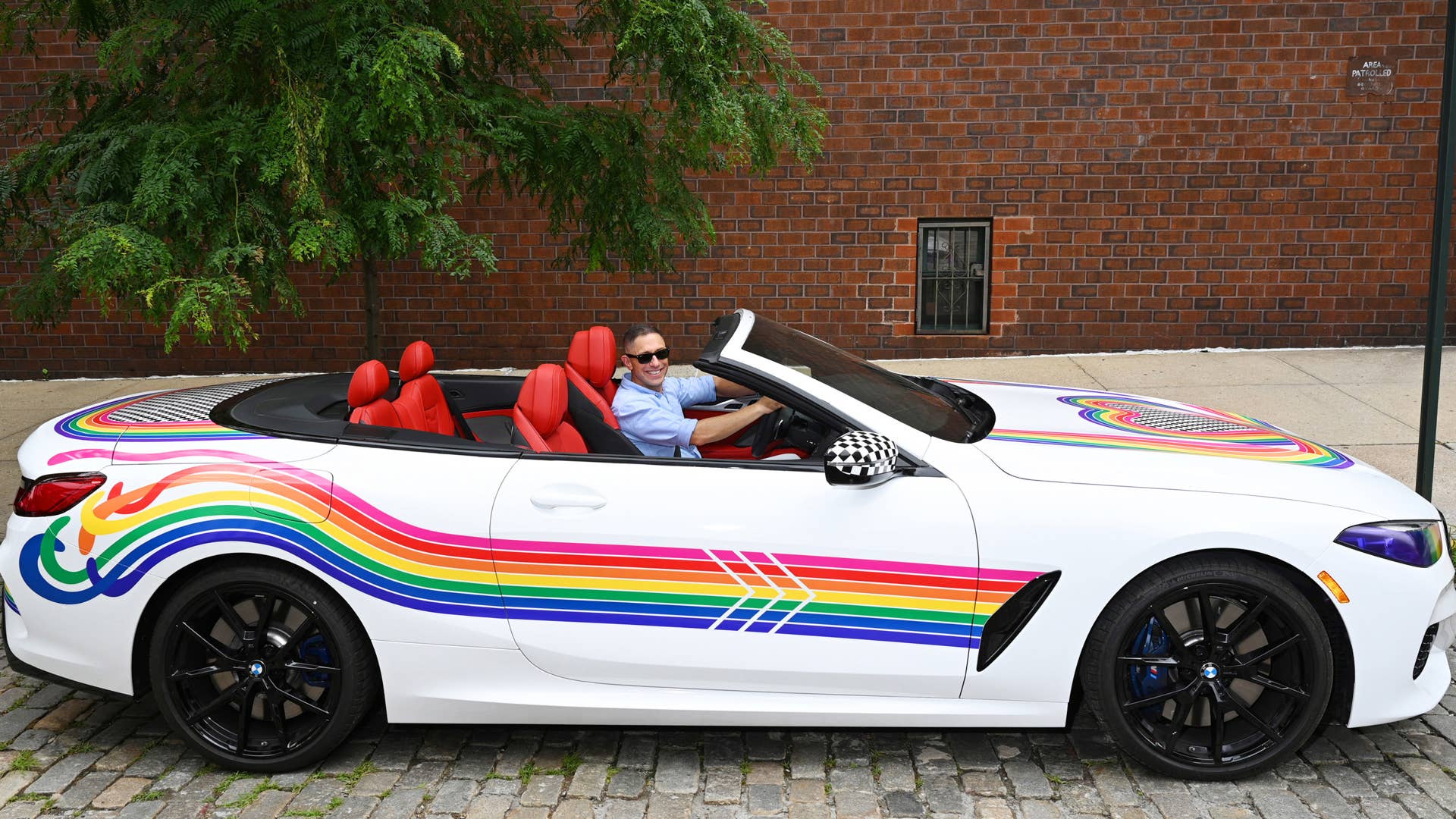 BMW commissioned a fleet of rainbow-themed Pride cars.
