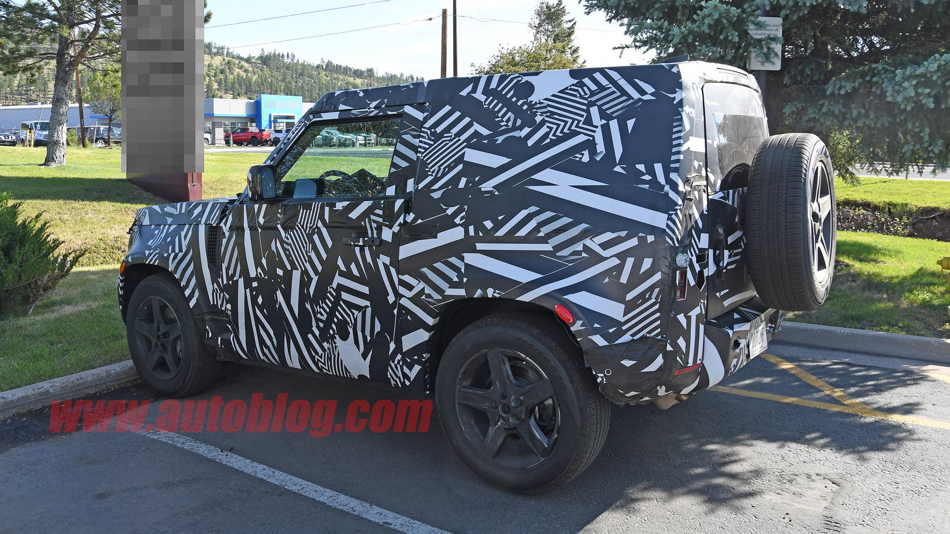 2020 Land Rover Defender prototype