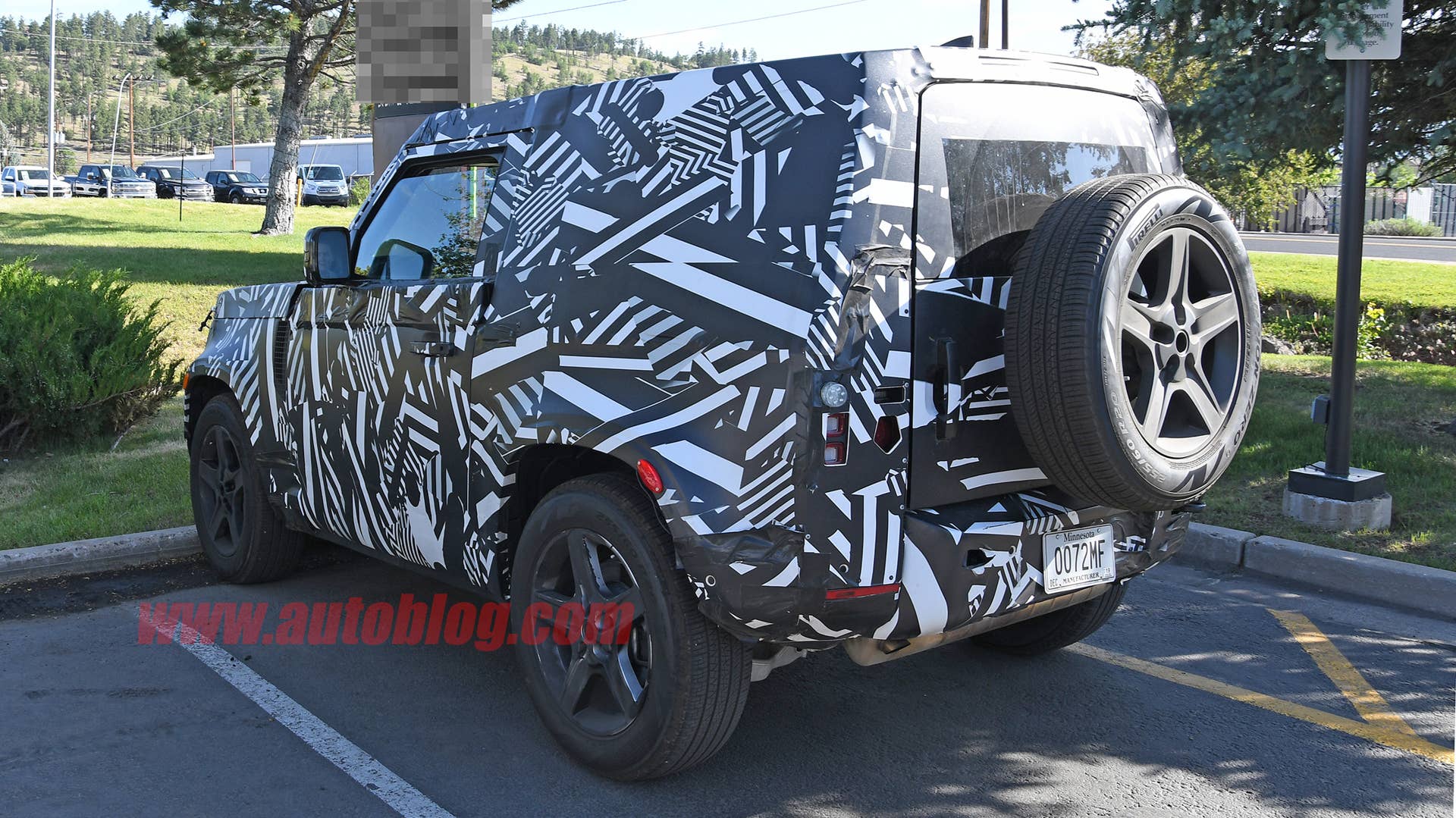 2020 Land Rover Defender prototype