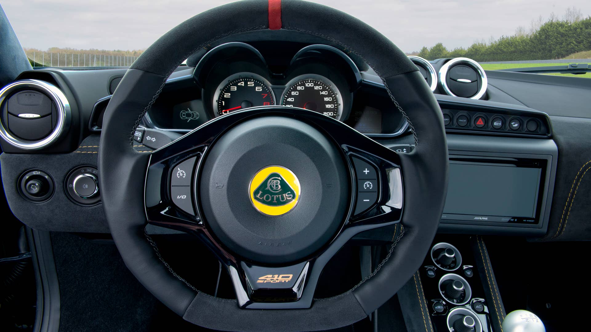 Lotus Evora Sport 410 GP Edition dash