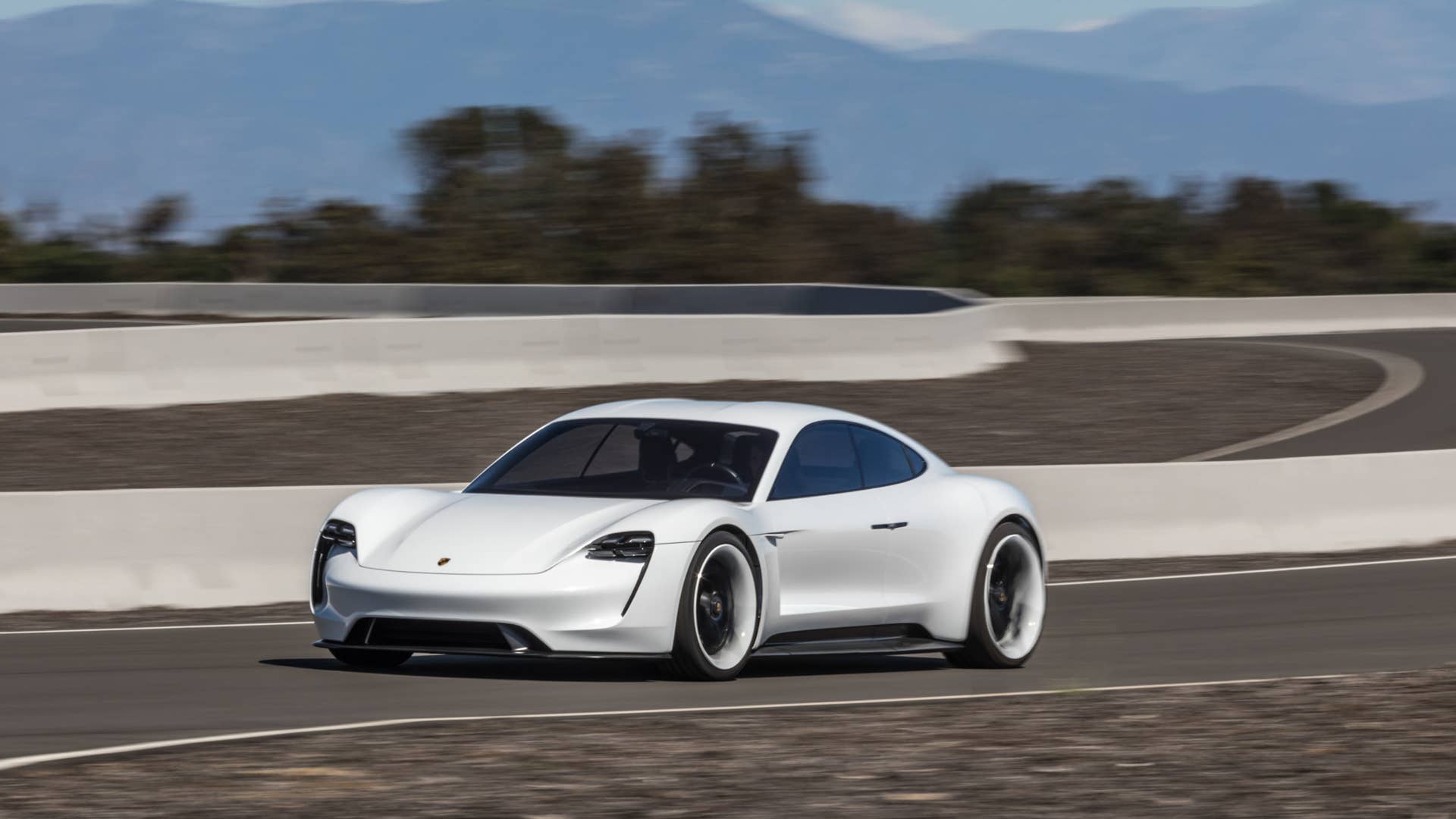 Porsche Mission E front