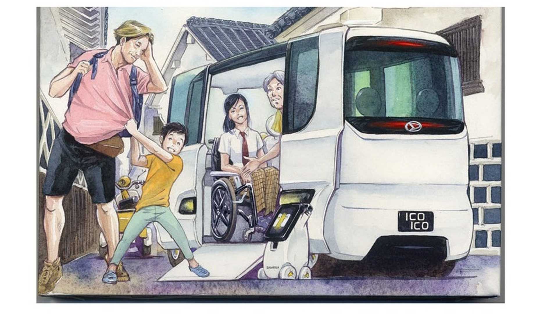A last-mile autonomous shuttle made for narrow roads.