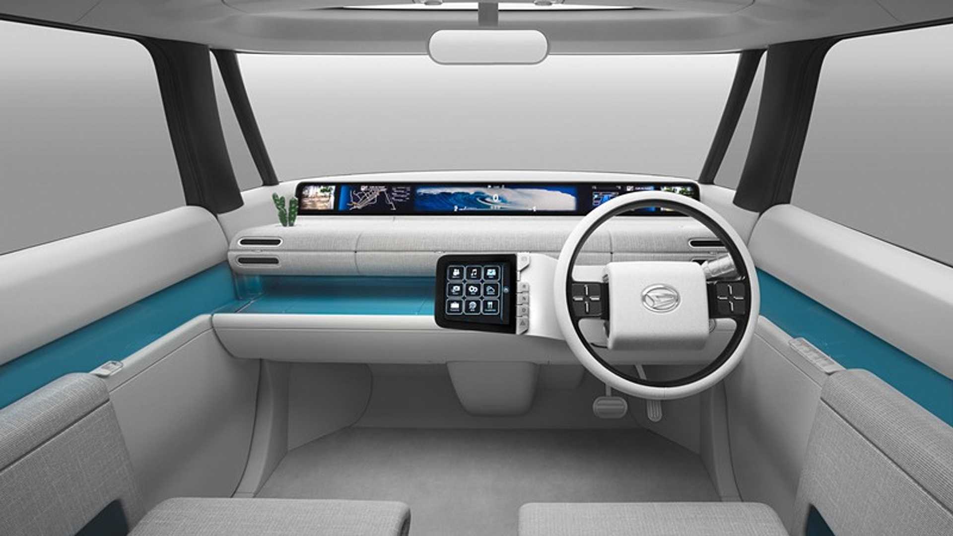 A minivan that fits six people or stores a bunch of cargo.