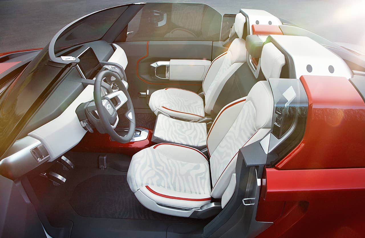 Land Rover Defender Concept 100 Sport interior
