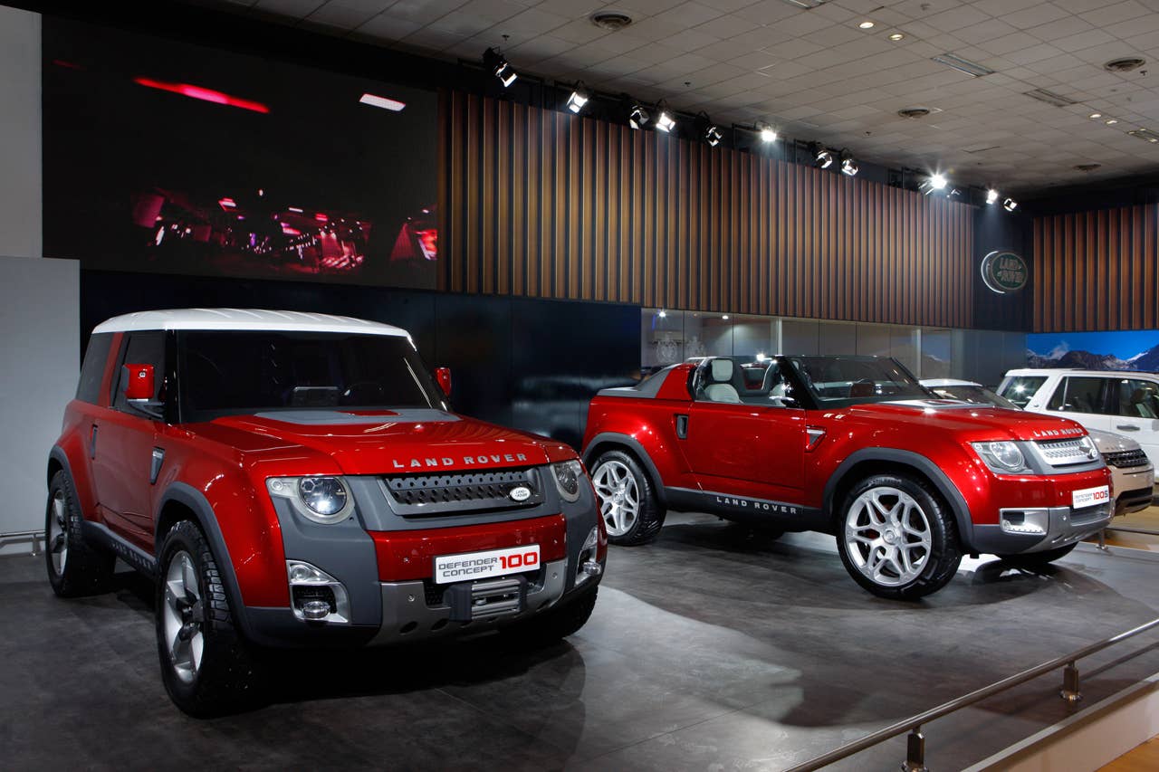 Land Rover Defender Concept 100 and Defender Concept Sport