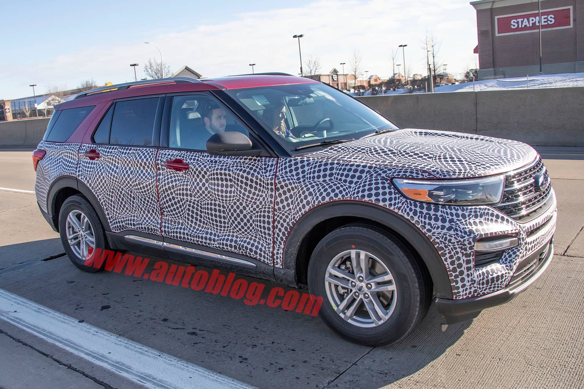2020 Ford Explorer spy photo