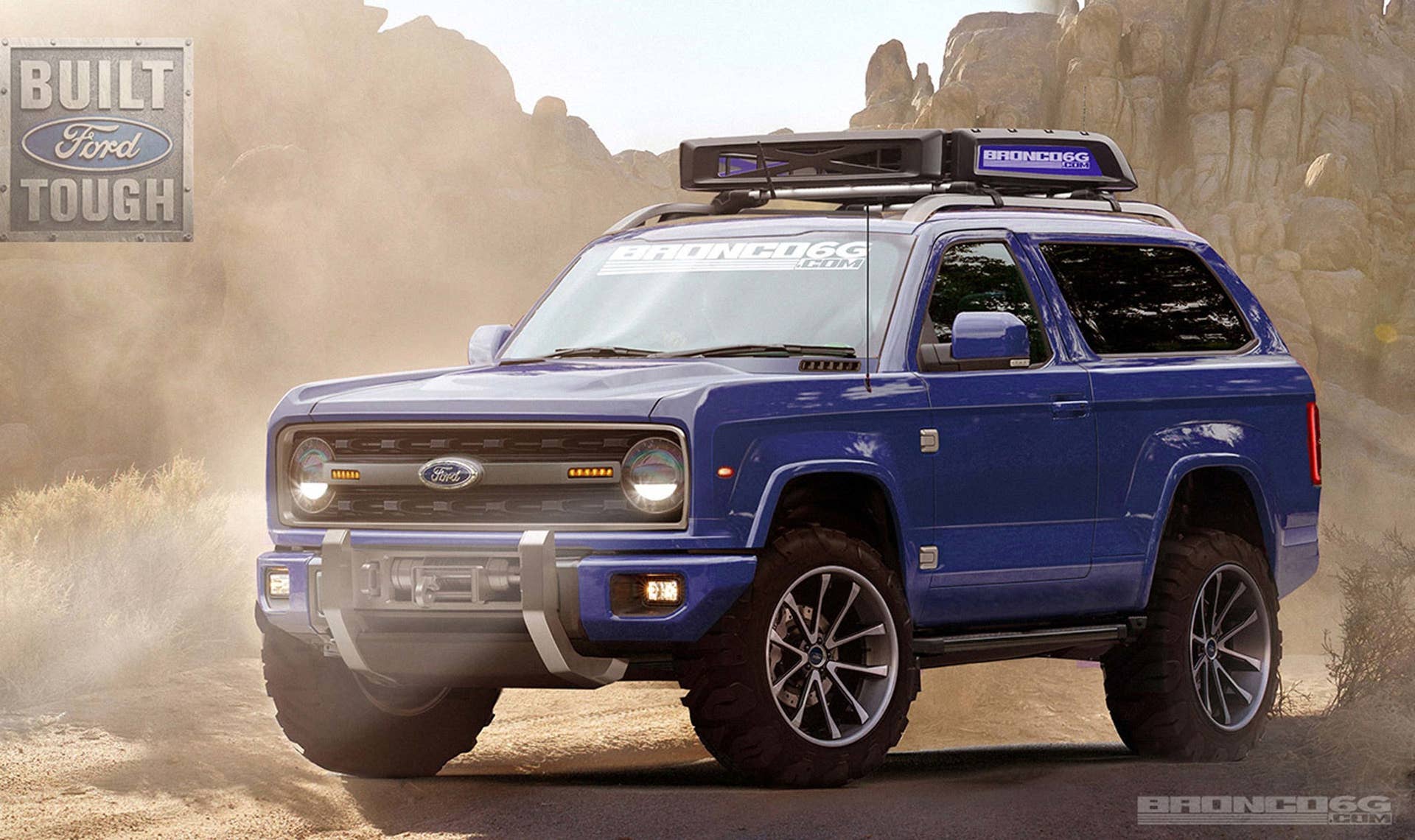 2020 ford bronco blue