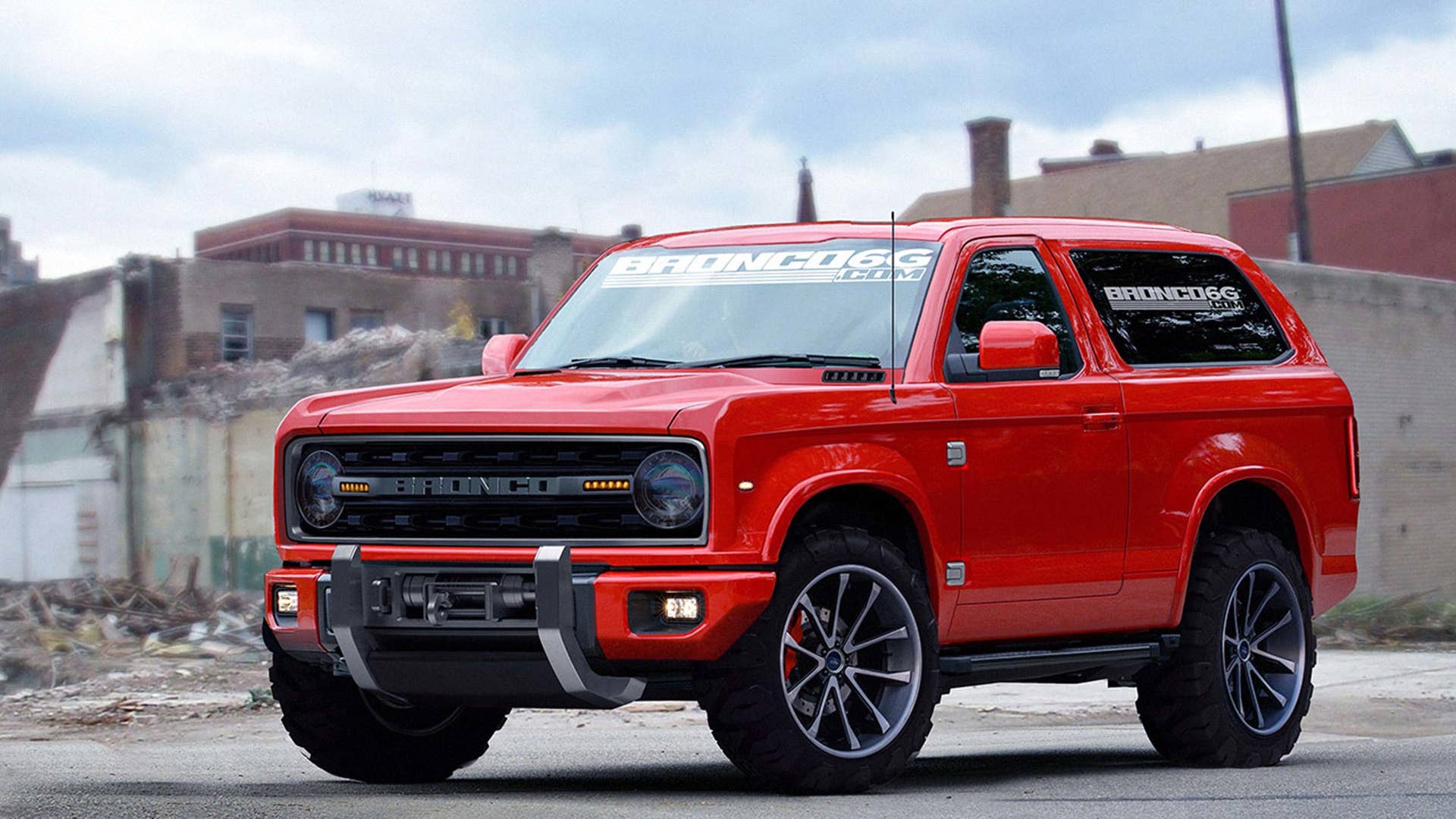2020 ford bronco streetscape