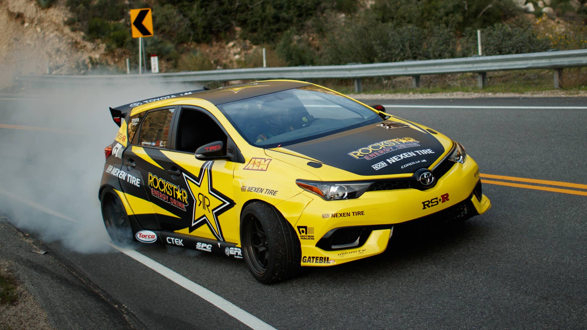 2017 Toyota Corolla iM drift car by Papadakis Racing