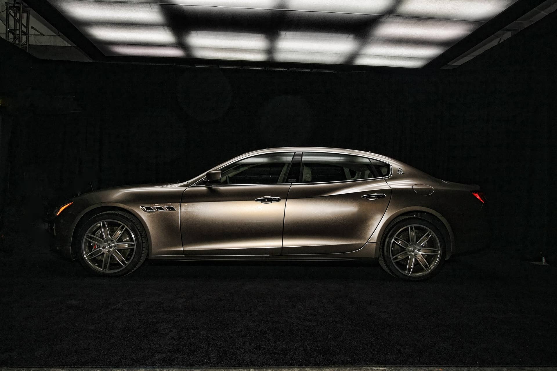 NEW YORK, NY - SEPTEMBER 09:  Maserati Qquattroporte at The One of 100 Maserati Quattroporte Zegna Limited Edition Celebration at Industria Superstudio on September 9, 2014 in New York City.  (Photo by Mychal Watts/WireImage)