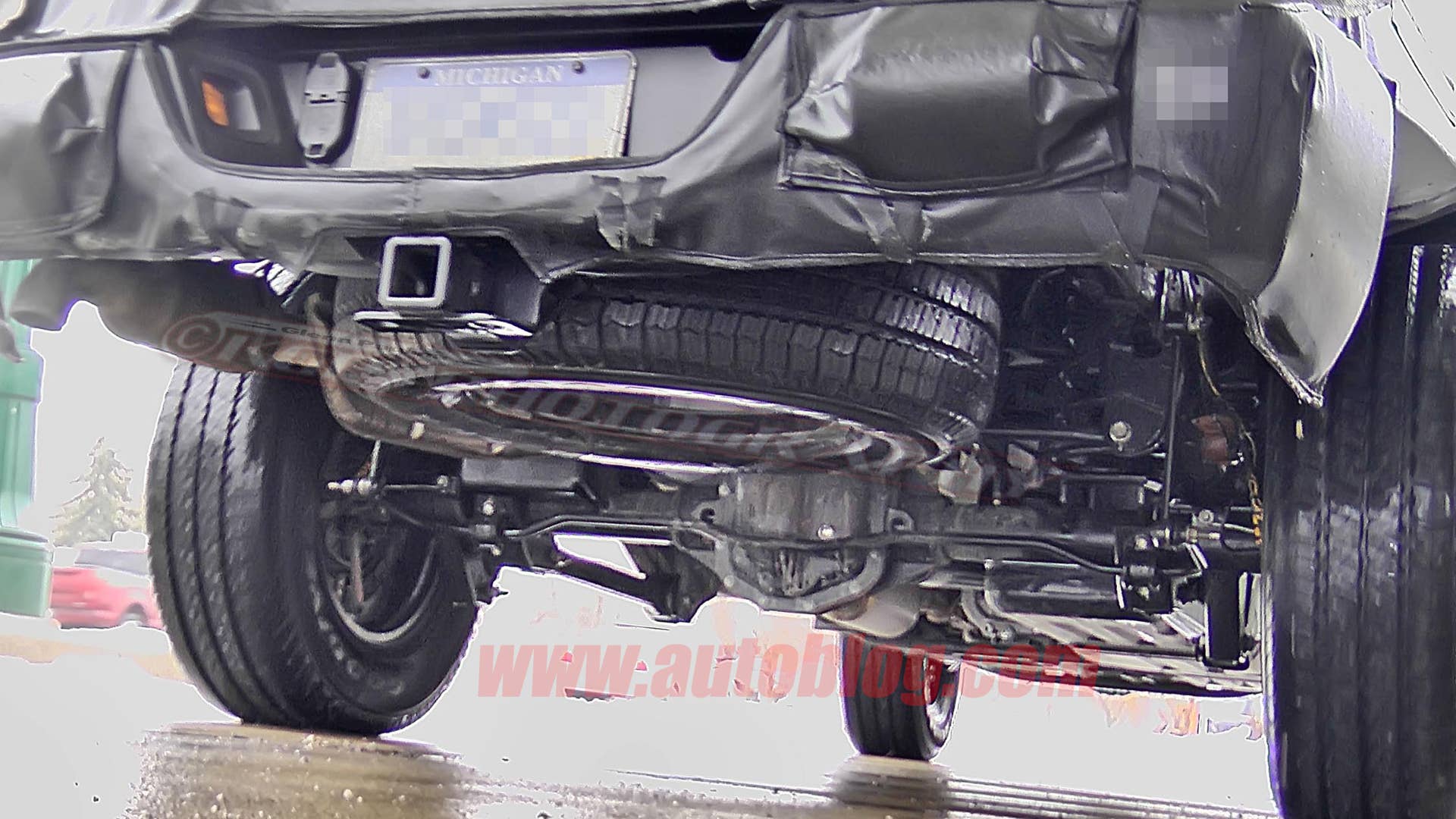 Jeep Wrangler Scrambler rear suspension
