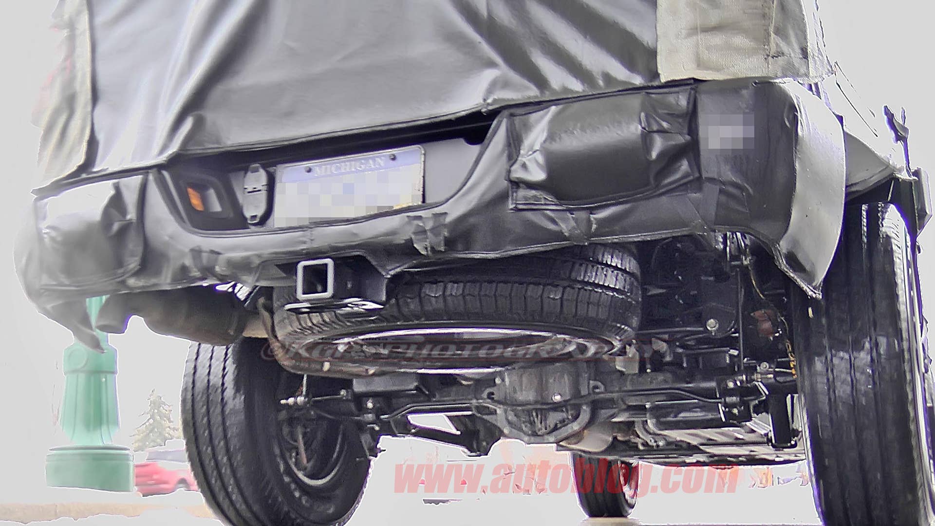 Jeep Wrangler Scrambler rear suspension