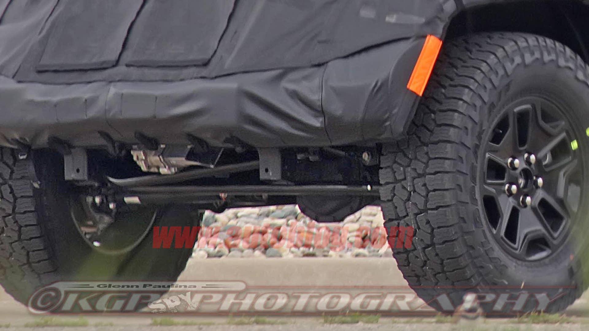 Jeep Wrangler Scrambler rear suspension