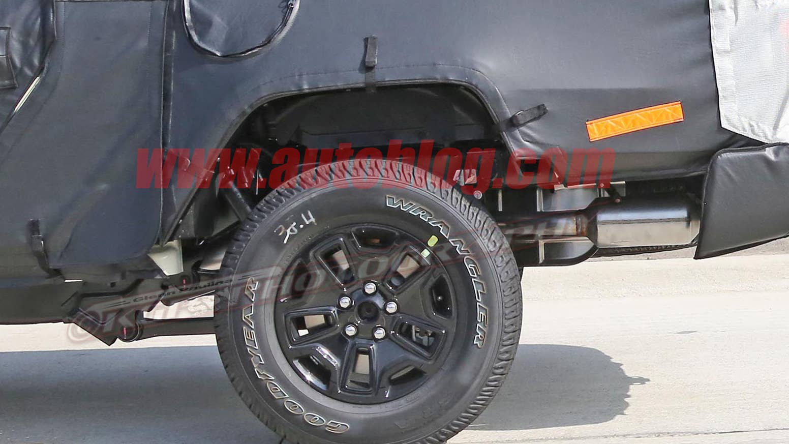 Jeep Wrangler Scrambler rear suspension
