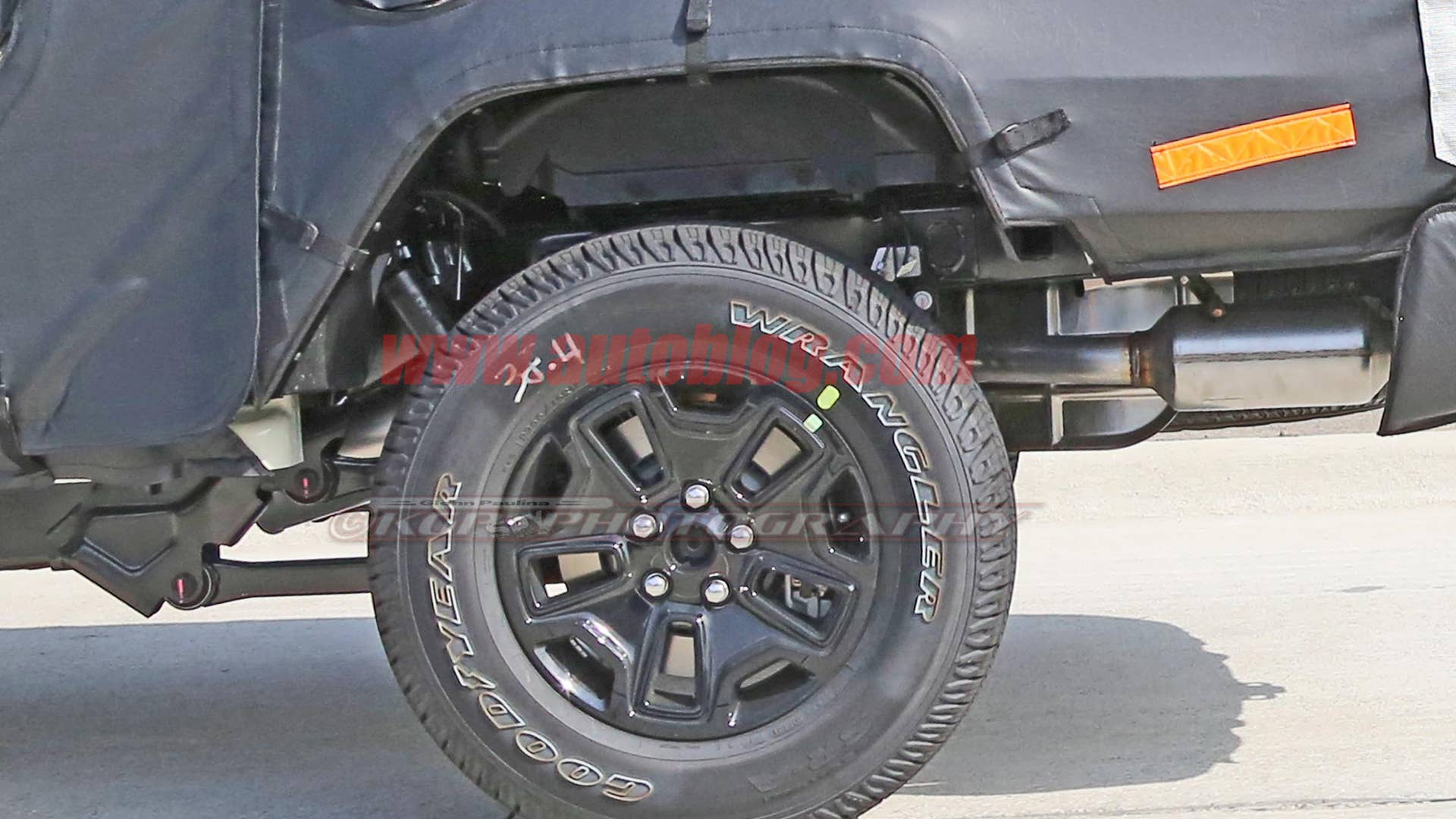 Jeep Wrangler Scrambler rear suspension