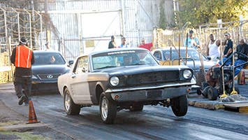 Racing at Yello Belly Drag Strip