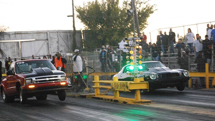 Racing at Yello Belly Drag Strip