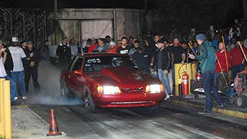 Racing at Yello Belly Drag Strip
