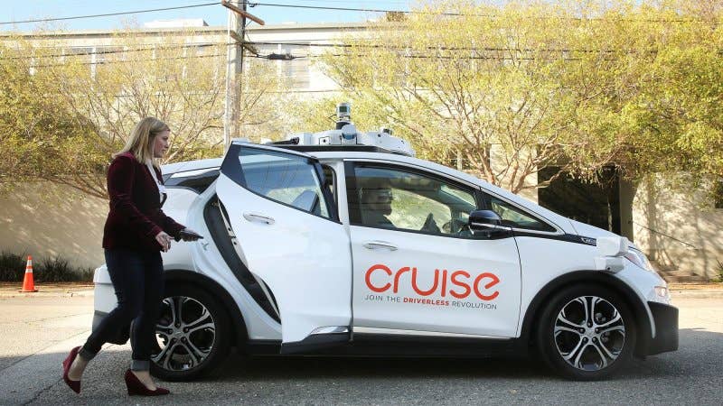 A self-driving Chevrolet Bolt